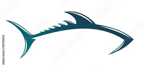 The stylized sea Fish symbol.