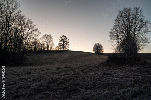 Abendstimmung im Oberlausitzer Bergland