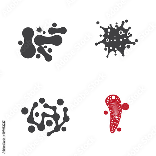 Bacterial Logo Template vector symbol nature