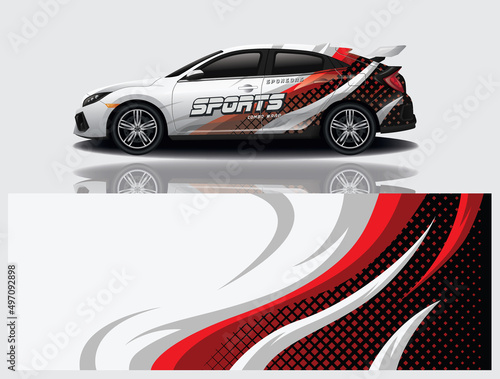 wrap car design template