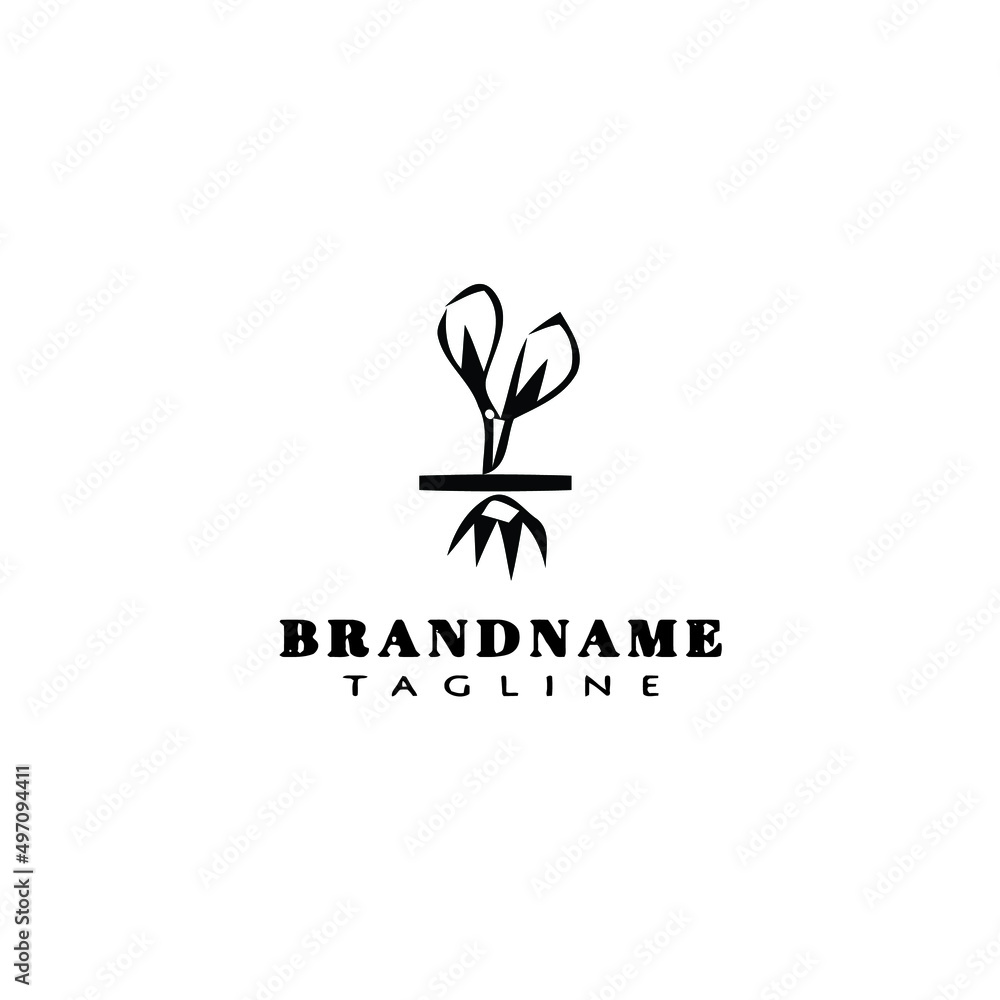 plant with root logo icon design template vector illustration plant with root logo icon design template vector illustration