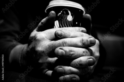 hands of the person © John