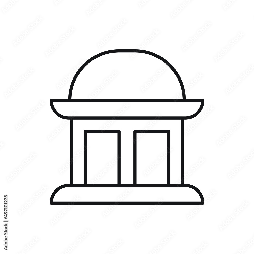 Building Icon line for website, symbol presentation Building Icon line for website, symbol presentation