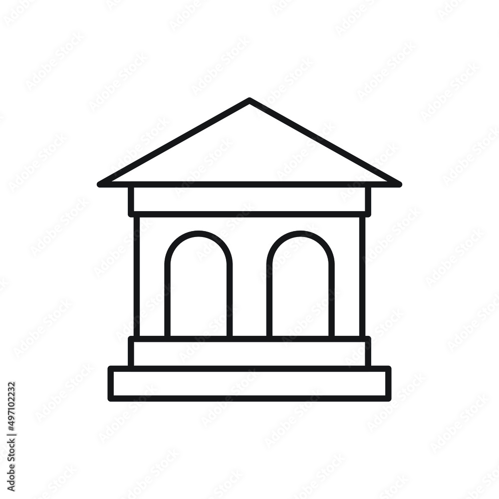 Building Icon line for website, symbol presentation Building Icon line for website, symbol presentation