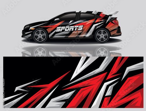 wrap car design template