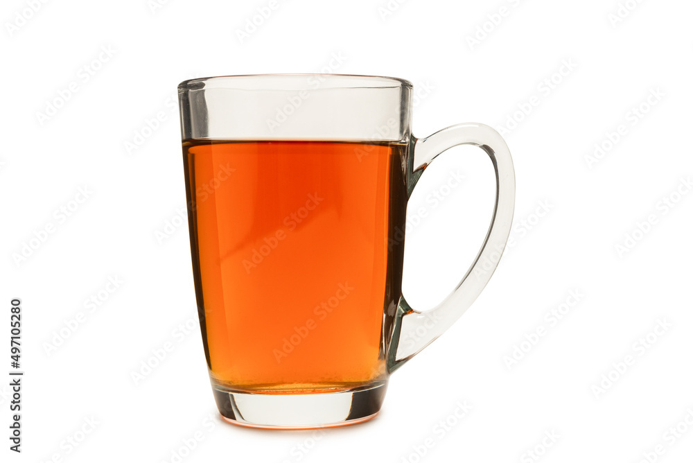 A cup of tea isolated on white background. A cup of tea isolated on white background.