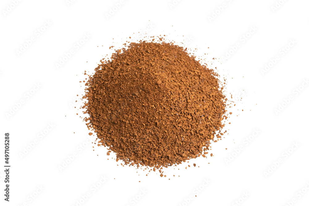 Instant coffee isolated on white background. Instant coffee isolated on white background.