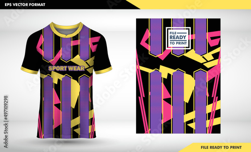 ABSTRACT TEXTURE DESIGN, ARROW DESIGN JERSEY,  t-shirt e-sport design template, Soccer jersey mockup for football club. jersey rugby pattren CAMUFLOG