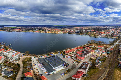 Fototapeta Naklejka Na Ścianę i Meble -  Ostróda-miasto położone na Mazurach na Pojezierzu Iławskim	