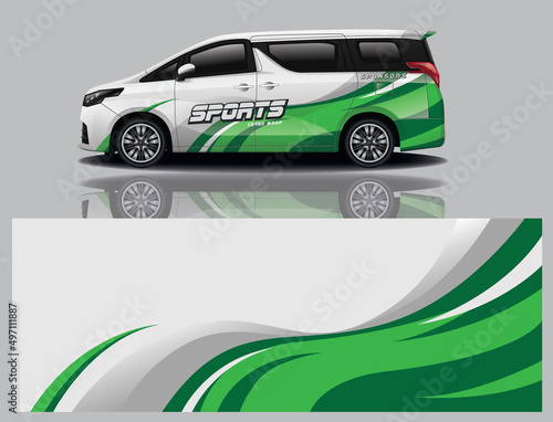wrap car design template