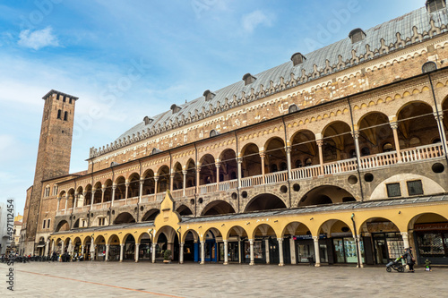 The beautiful Palazzo della Regione in the historic center of Padua