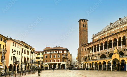 The beautiful Palazzo della Regione in the historic center of Padua