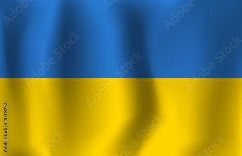 Flag element design, suitable for Ukraine and Russia conflict