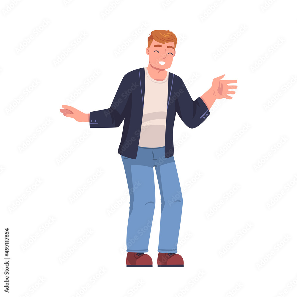 Man Father Talking to His Little Child Explaining Something Vector Illustration Man Father Talking to His Little Child Explaining Something Vector Illustration
