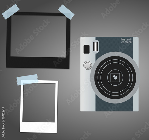 photo camera and photo frames