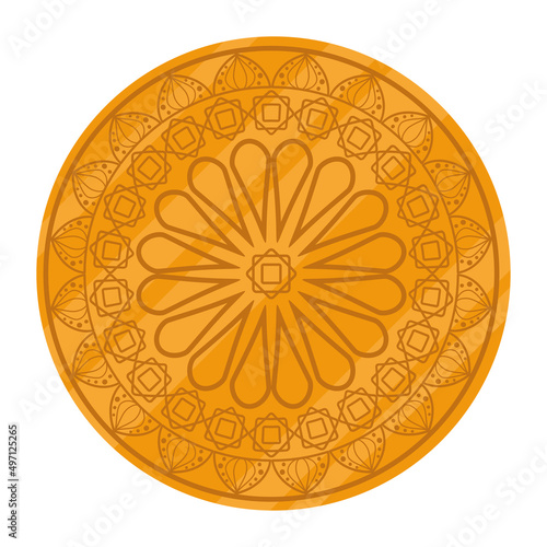 arabic golden mandala