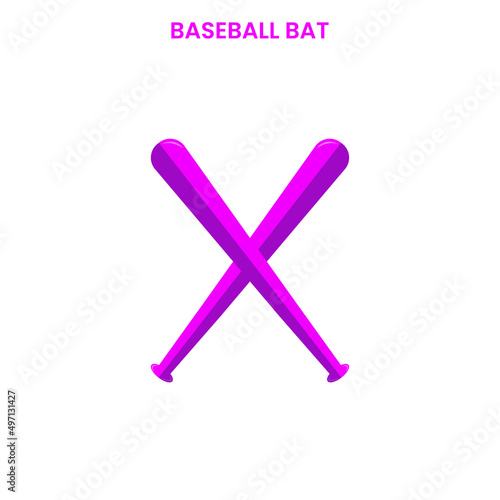 baseball bat design & Illustration