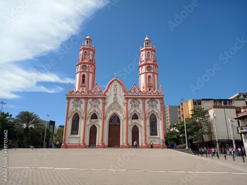 Iglesia de San Nicolás de Tolentino, PLAZA SAN NICOLAS. Barranquilla, Colombia. December 11, 2021 photo