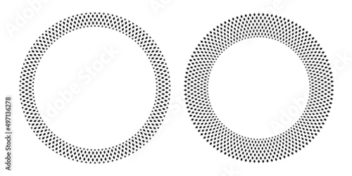 Abstract geometric circle p...