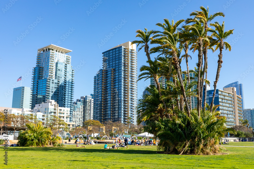 City of San Diego, Downtown Cityscape, San Diego California, USA City of San Diego, Downtown Cityscape, San Diego California, USA