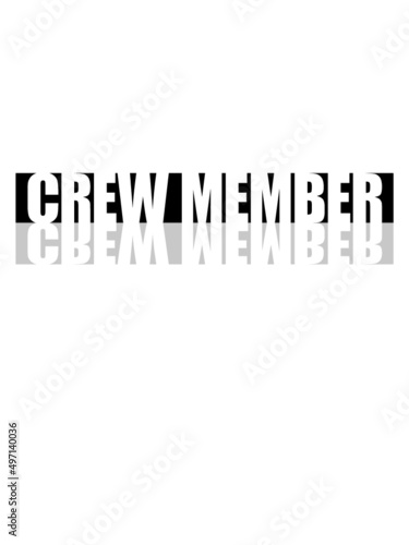 Spiegelung Crew Member 