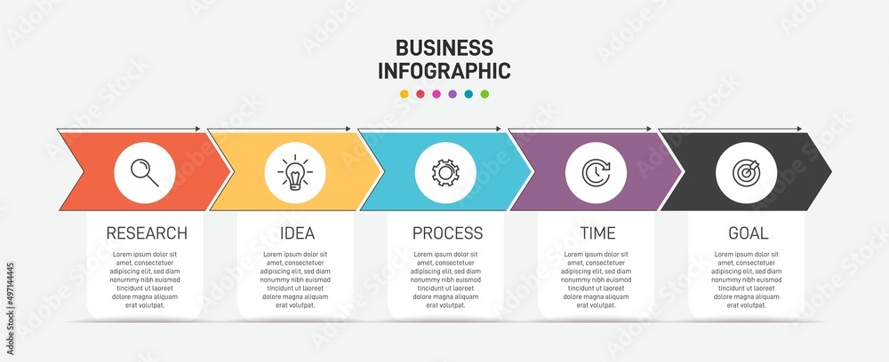 Infographic design with icons and 5 options or steps. Thin line vector. Infographics business concept. Can be used for info graphics, flow charts, presentations, web sites, banners, printed materials. Infographic design with icons and 5 options or steps. Thin line vector. Infographics business concept. Can be used for info graphics, flow charts, presentations, web sites, banners, printed materials.