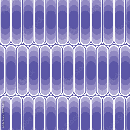 Abstract geometric optical illusion ornamental seamless background with trendy effect seamless repeat pattern
