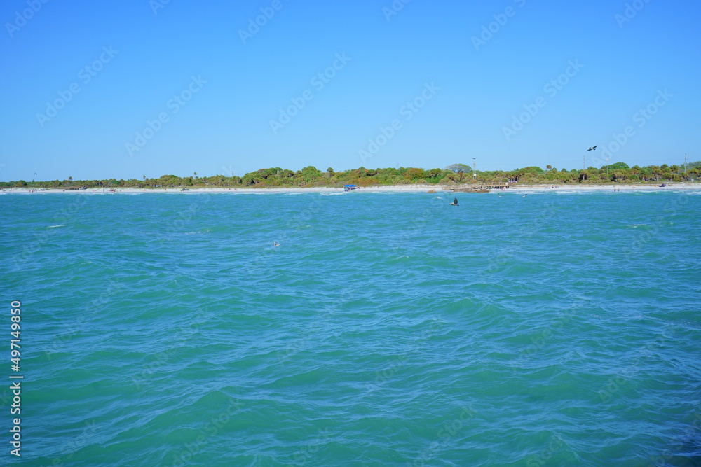 Fort De Soto Beach in st petersburg in Florida, USA