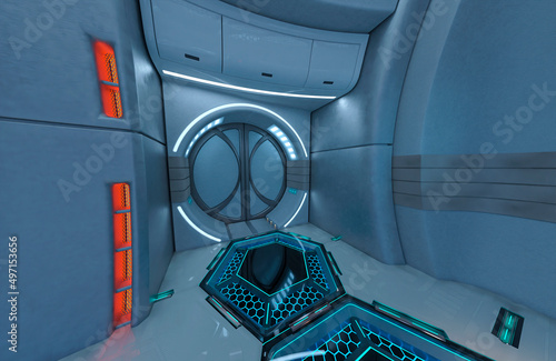 life pod hangar entrance door