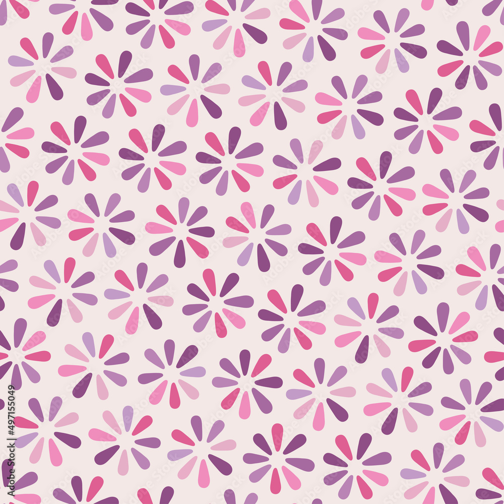 Simple petals pattern Simple petals pattern