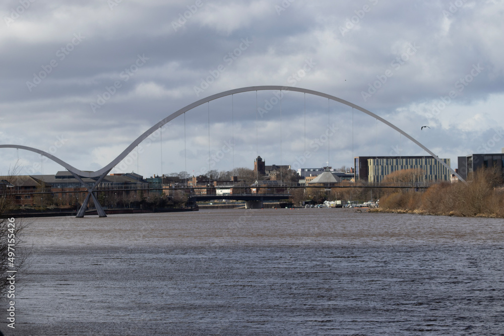 Fototapeta premium bridge over the river