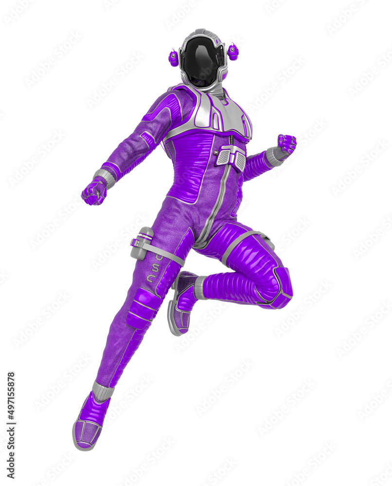 astronaut explorer is floating and looking below astronaut explorer is floating and looking below