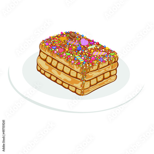 Turron "Doña Pepa" is a traditional dessert from Lima, served in October and related to the Lord of Miracles