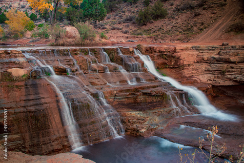 Spring waterfall