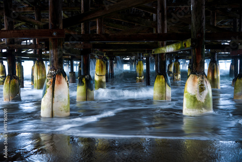 Water under the pier