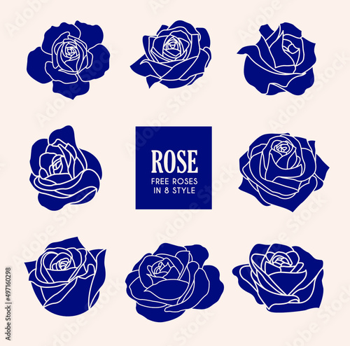 Rosas Ilustración - Roses Vector