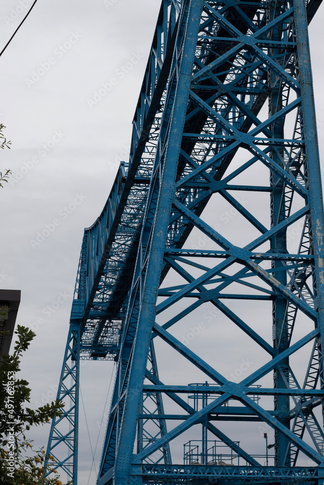 Transporter bridge over the river tees