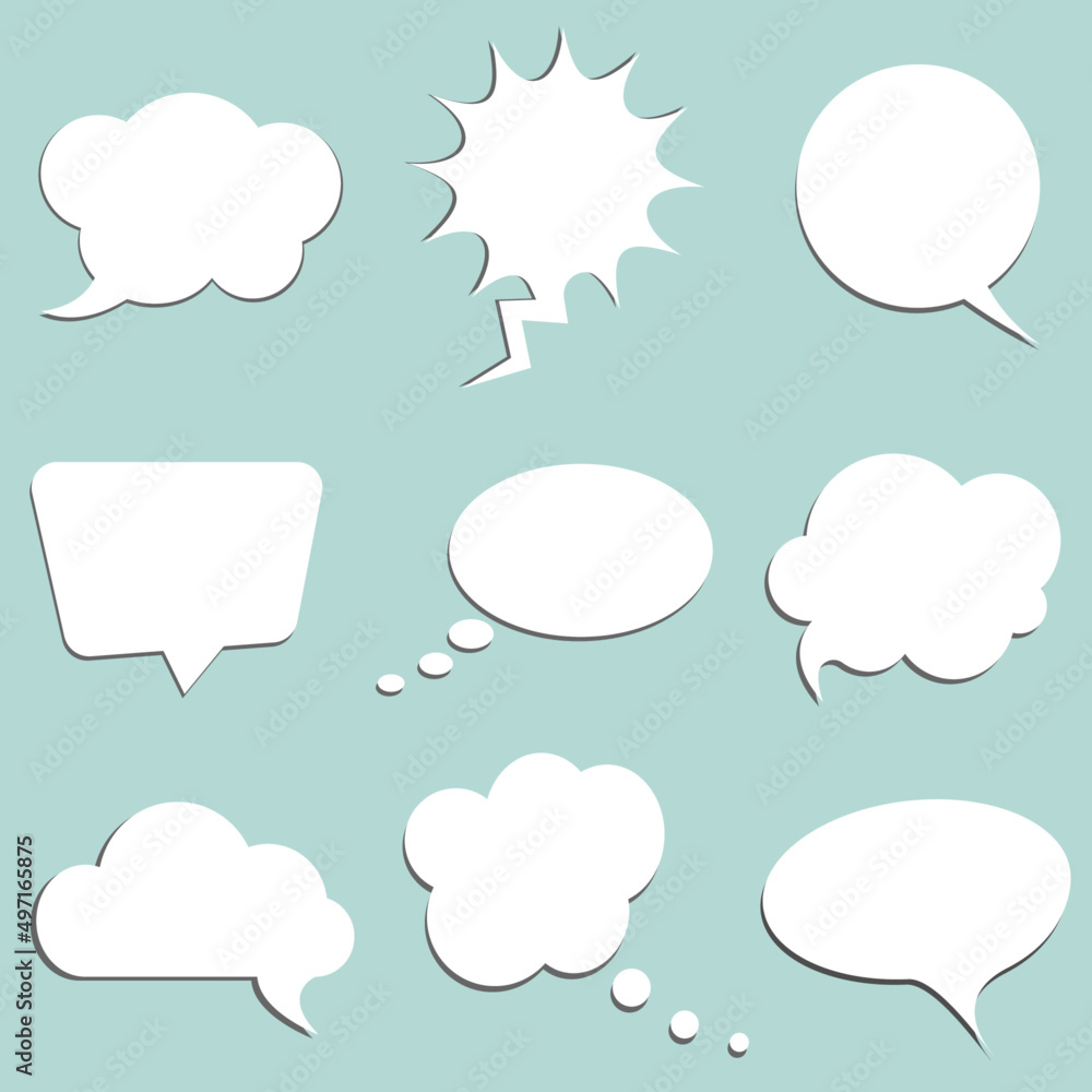 comic book callout speech and thinking bubbles comic book callout speech and thinking bubbles
