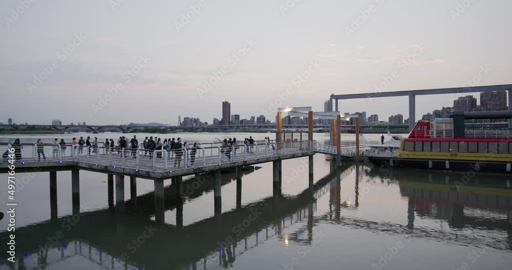 Dadaocheng Wharf in Taipei city Dadaocheng Wharf in Taipei city