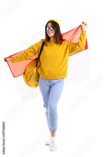 Young Asian woman in eyegla...