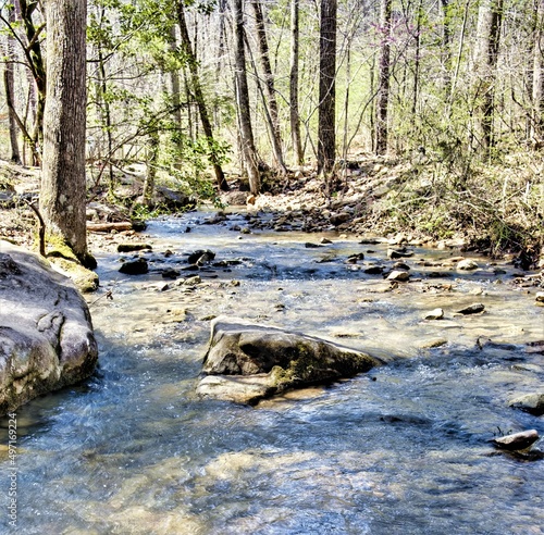 Boulders at Moss Rock Preserve in Hoover, Alabama, USA