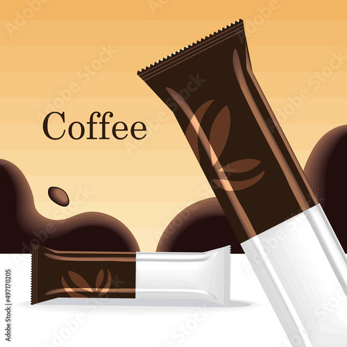 coffee bar and chocolate packaging