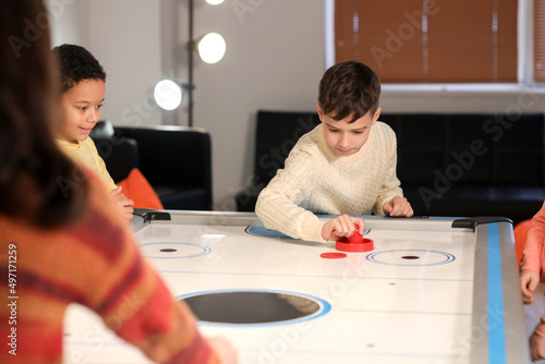 Little children playing air...