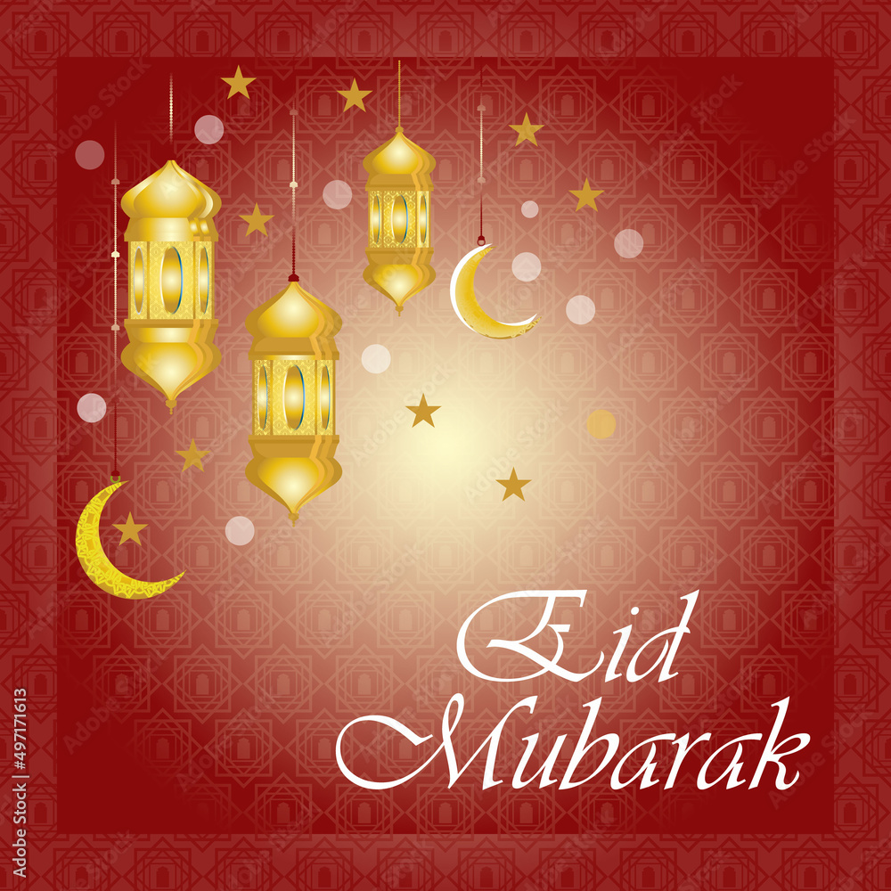 Naklejka premium islamic ramadan kareem season festival card design 