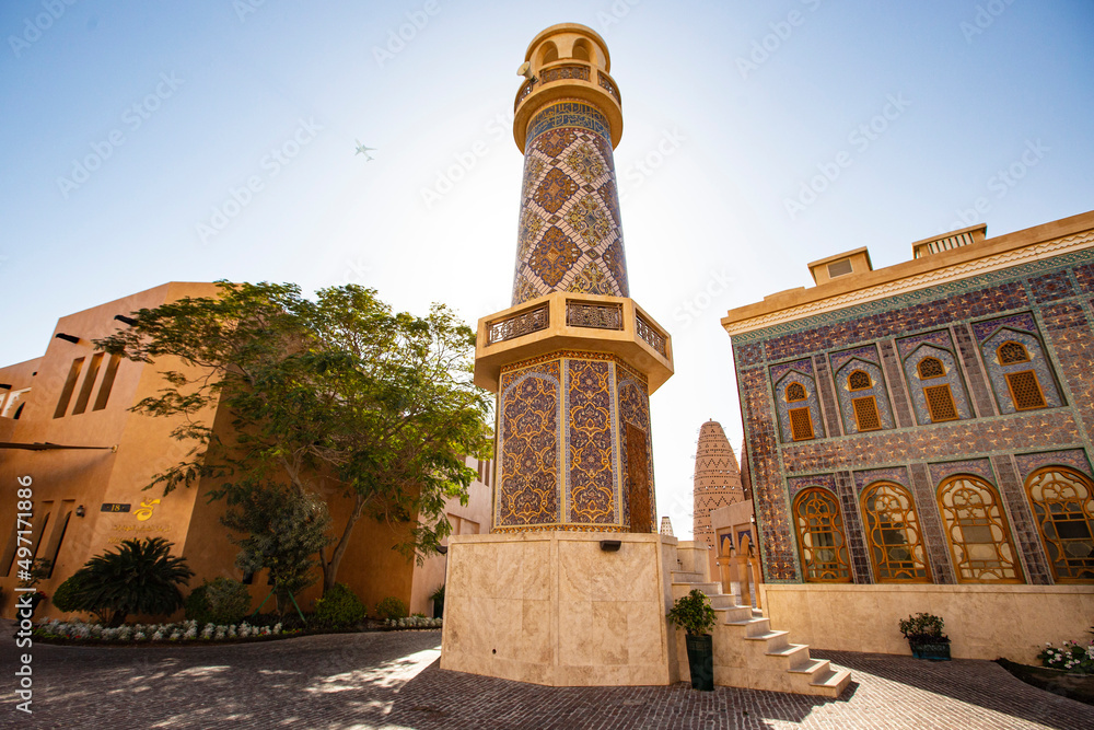 Mosaic mosque at Katara Cltural village, Doha, Qatar