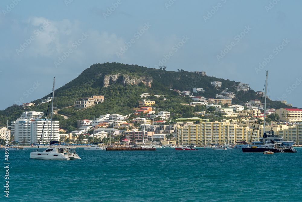 Naklejka premium Sunny Sint Maarten
