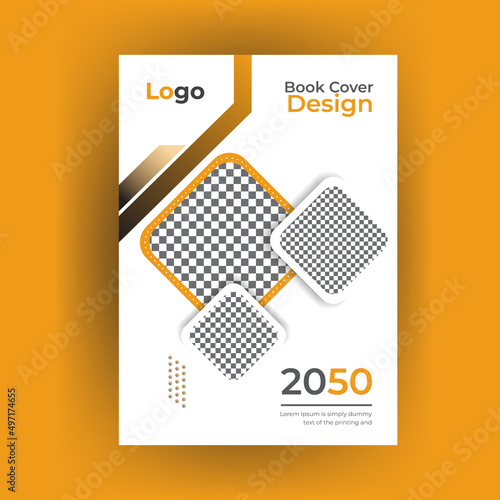 Corporate business brochure book cover design template