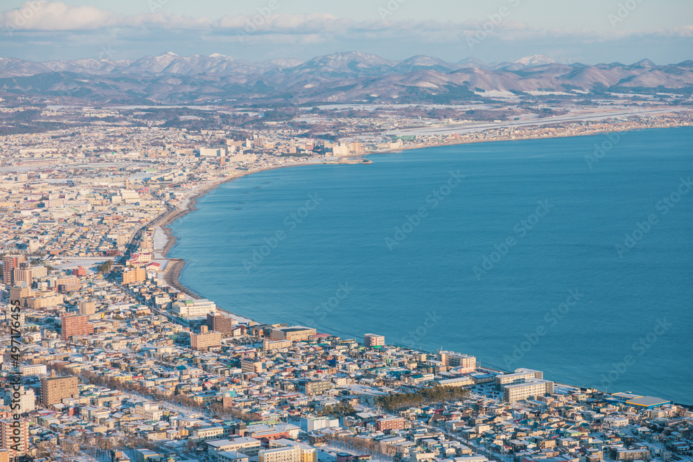 Fototapeta premium harbour view of Hakodate