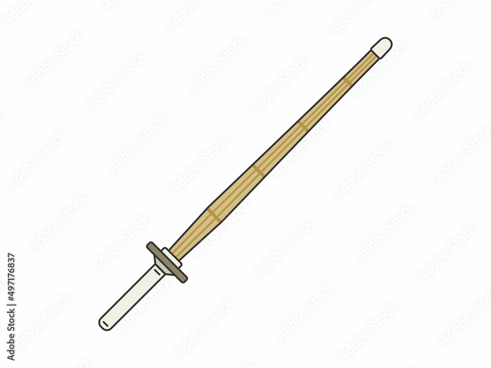 剣道の竹刀のイラスト 剣道の竹刀のイラスト