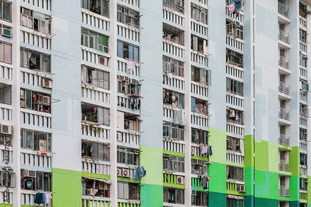 Public housing estate in Hong Kong